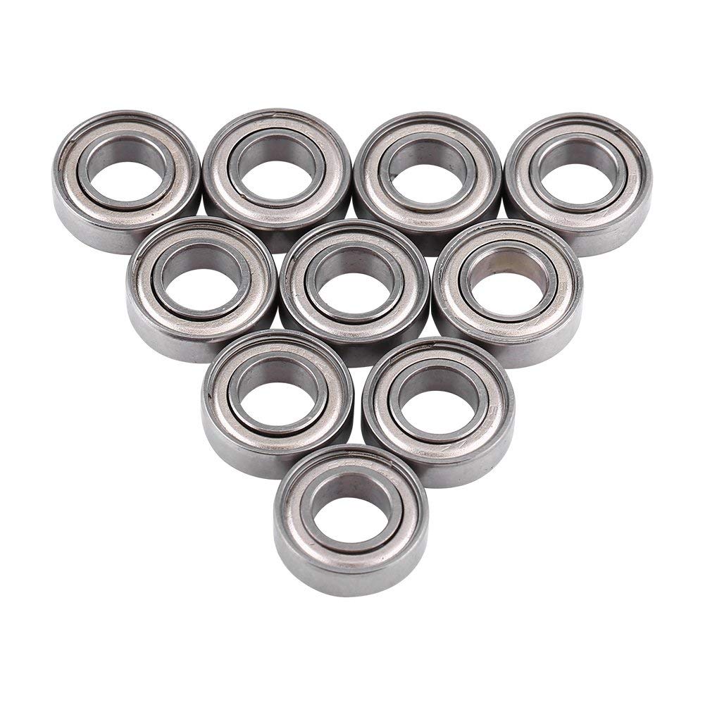 Hilitand 10 Pcs/Set 688ZZ Ball Bearings Mini Metal Ball Bearing Double Shielded Deep Groove Ball Bearing 8x16x5mm