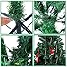 U-miss 6ft Eco-Friendly Aspen Fir Christmas Tree 1450 Tips