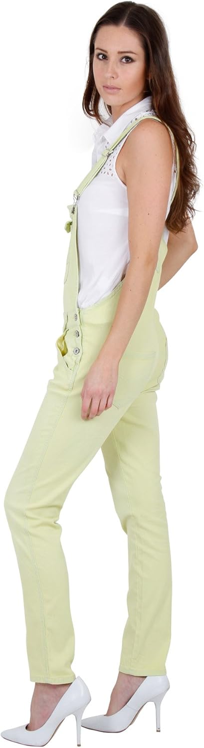 yellow dungarees womens