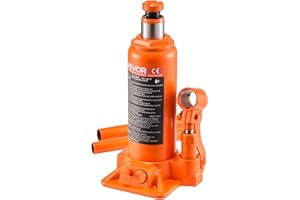 VEVOR Hydraulic Bottle Jack, 6 Ton (13227.6 lbs) Capacity, 7.7-14.8 Inch Lifting Range, Heavy Duty Welded Bottle Jack for Car