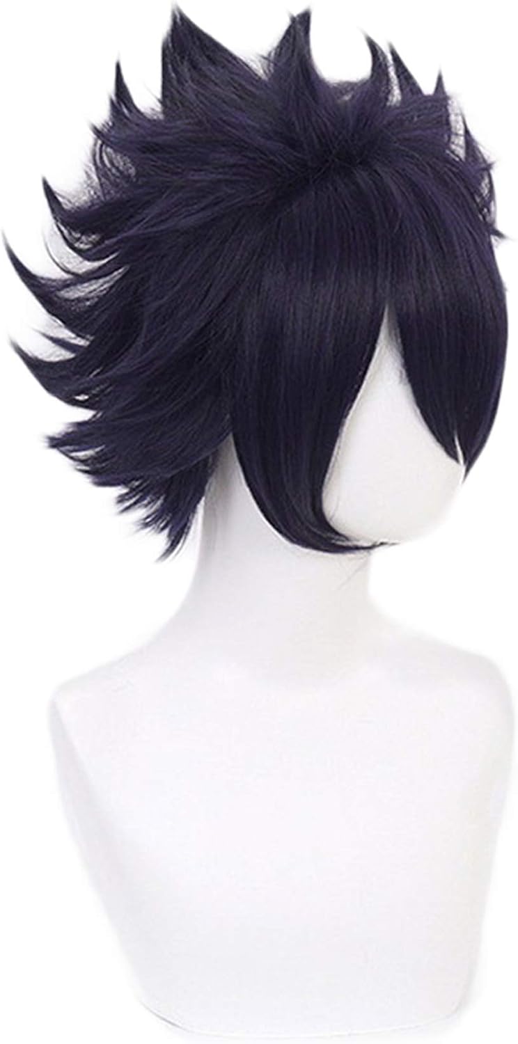 MUZIWIG Anime Cosplay Wig for My Hero Academia Eijiro Kirishima Halloween Costume Accessories Party Synthetic Hair with Free Wig Cap - Image 4