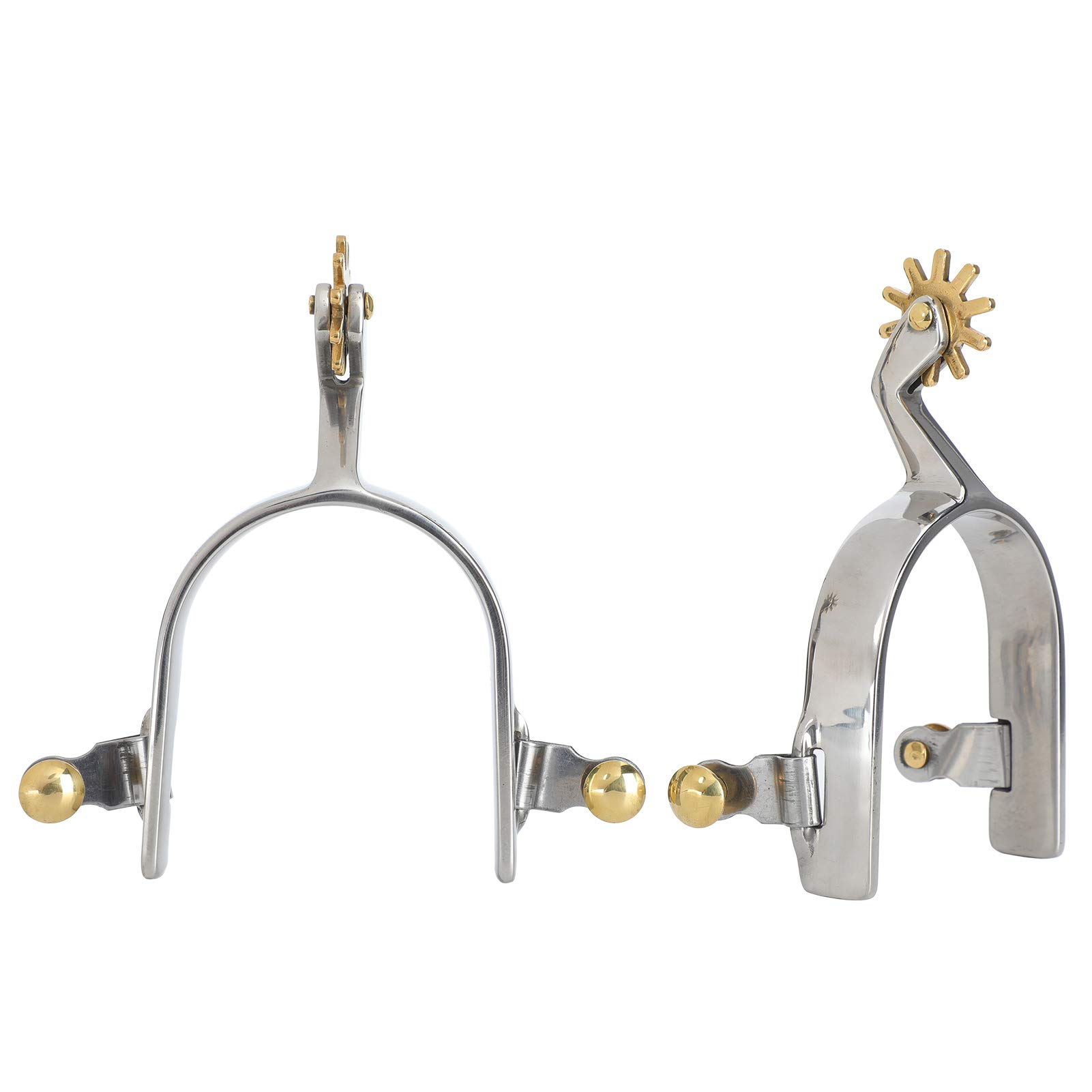 Photo 1 of Watris Veiyi 1Pair Horse Spurs for Men Women, Stainless Steel Boot Spurs, Not Rust Spurs Accessories, American Type Cowboy Spurs, Gear Spurs Equestrian Gear