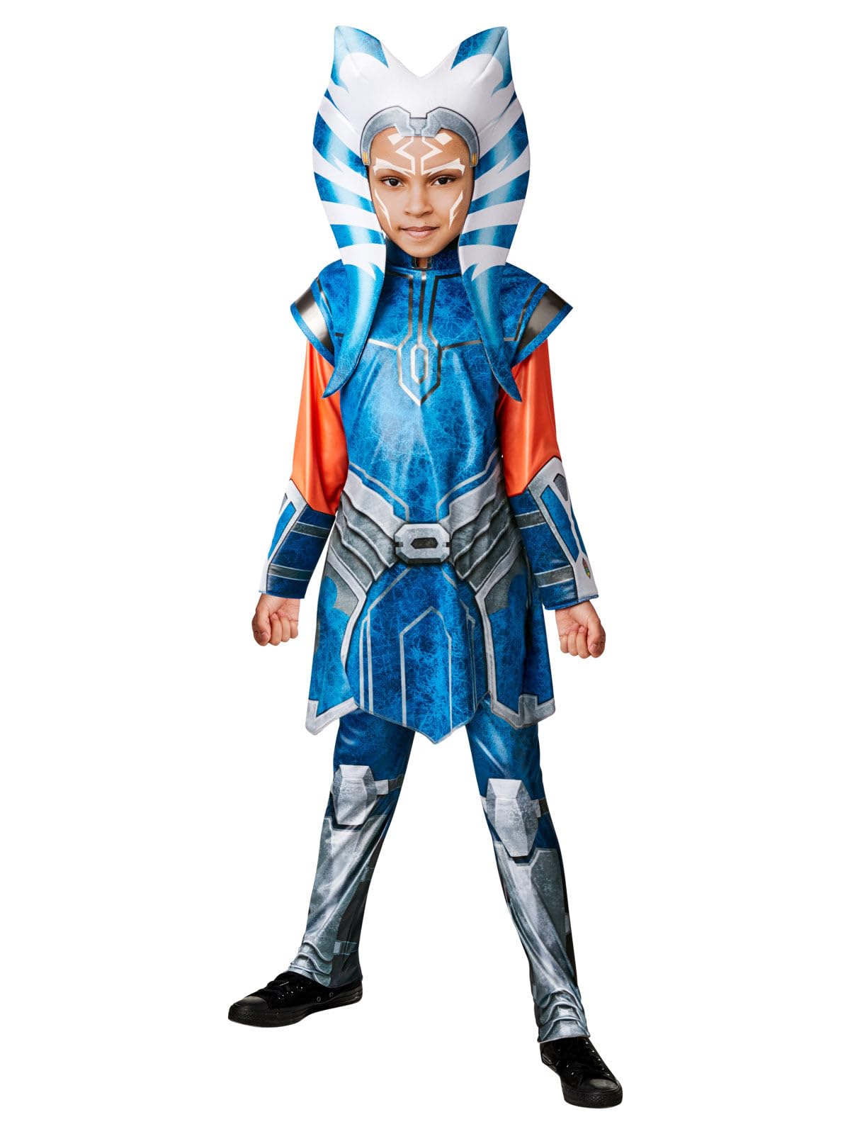 Rubies 702880S Star Clone Wars Ahsoka Tano Deluxe Costume Child, Boys, Girls, Multicoloured, Age 3-4 Years Halloween