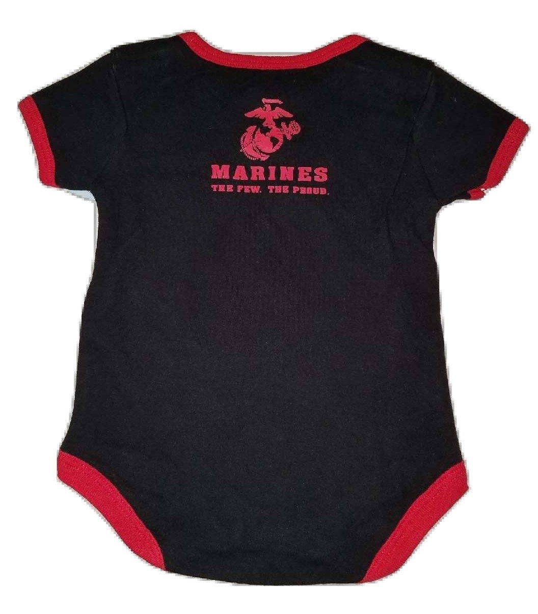 TROOPER TC Bulldog U.S.M.C. Semper Fi Little Guy Baby Bodysuit (3-6 months)