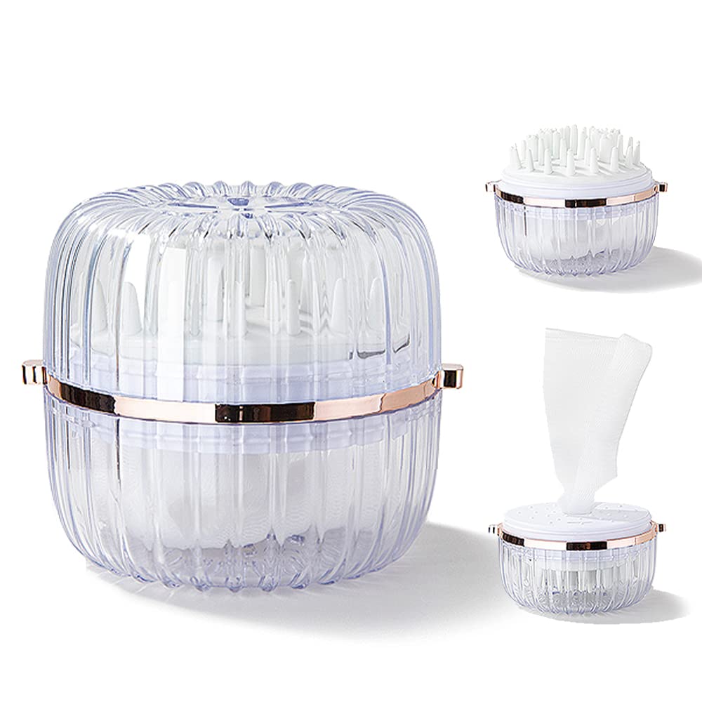 Wisada Scalp Massage-For Scalp Health, Promotes Head Blood Circulation and Hair Care-Hair Washing Brush,Supports Healthy Hair Growth and Reduces Hair Loss-Head Massage Brush[1Pack|87mm*88mm|White]