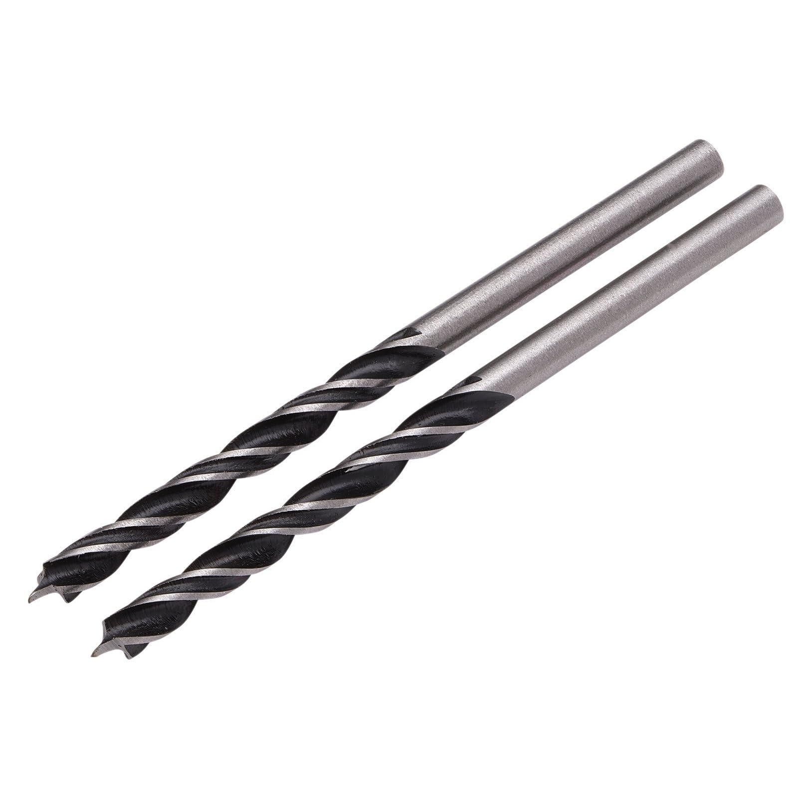 Draper 2pcs Brad Point Drill Bit, 3.0mm x 60mm - 16154 - for Hardwood, Softwood, Plywood, Chipboard and MDF