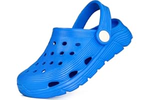 CUBUFLY Toddler Kids Garden Clog Slip On Slide Sandals Beach Water Shoes