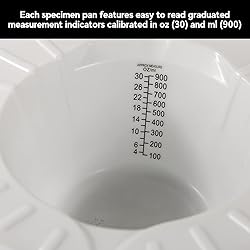 Graduated Specimen Collector Pans [Pack of