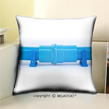 Amazon Com Pleayel Soft Canvas Throw Pillow Covers Cases For