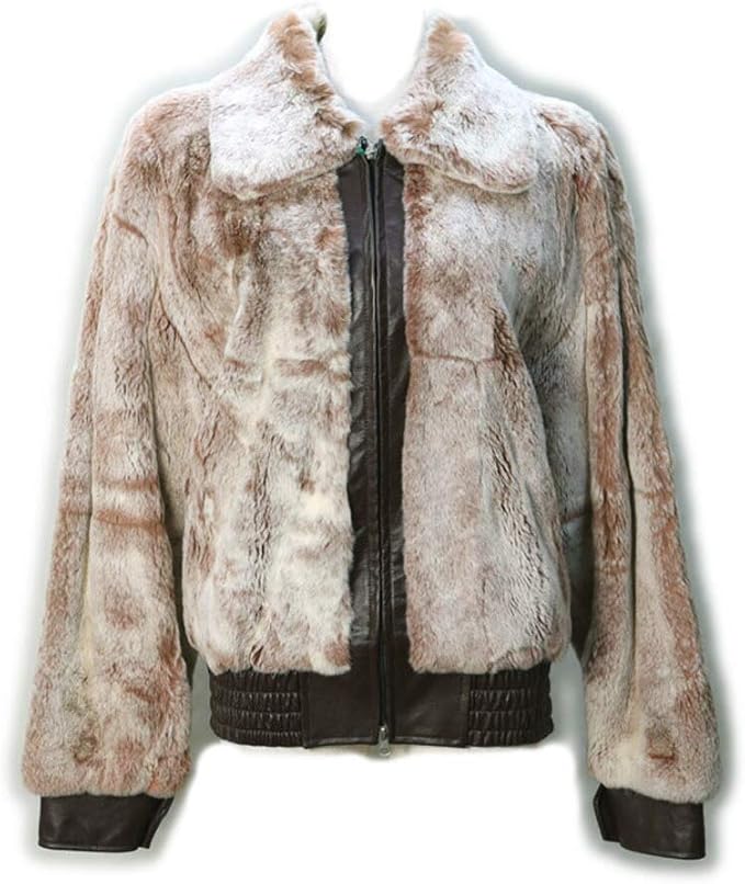 Amazon レッキスラビット ファー ジャケット ブラウンスノートップ コート ジャケット 通販