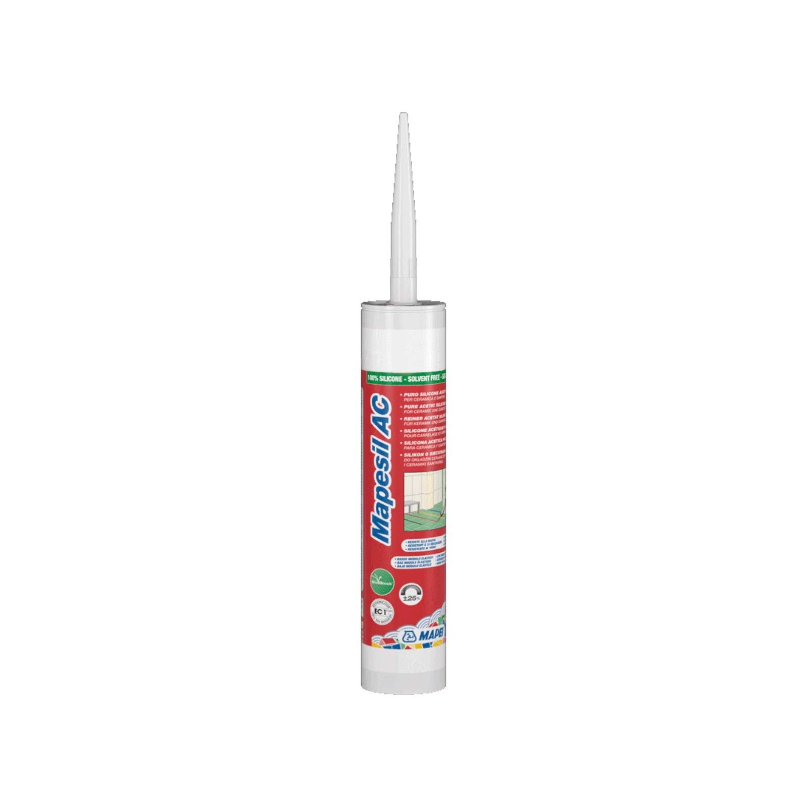 Mapesil AC Cement Grey Silicone Sealant (1 Cartridge 310 ml Cement Grey)