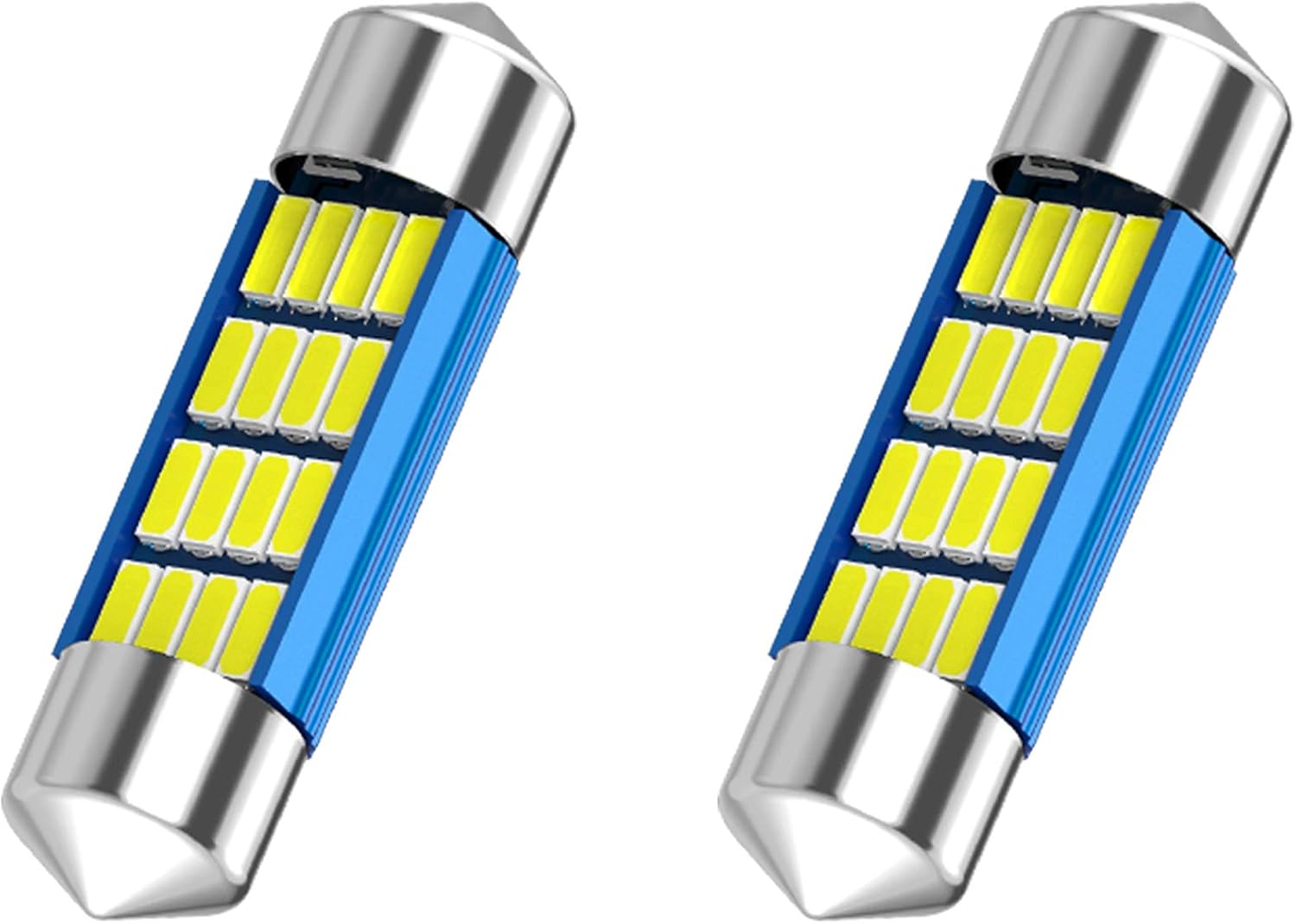 2PCS 6418 LED Car Bulb 1.42in 36mm Festoon LED Light Bulb