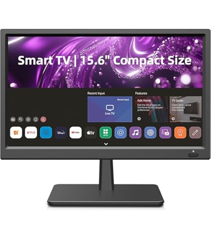 Amazon.com: Jexiop 17inch Smart TV,Full HD 1080p LED Flat Screen