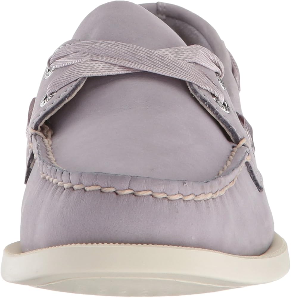 sperry satin lace boat shoe