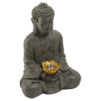 lampe solaire bouddha