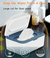 Seposeve Wipes Dispenser Blue One-Hand Operation 80 Wipes Capacity view 2