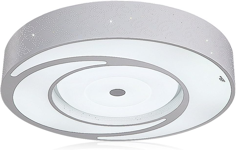 ZXW Round Bedroom Ceiling Lamp Living Room Fireworks Lamp Hollow Iron -led
