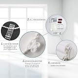 SMONTER Day Night Zebra Roller Blind 85x150cm 2 Pack White view 3