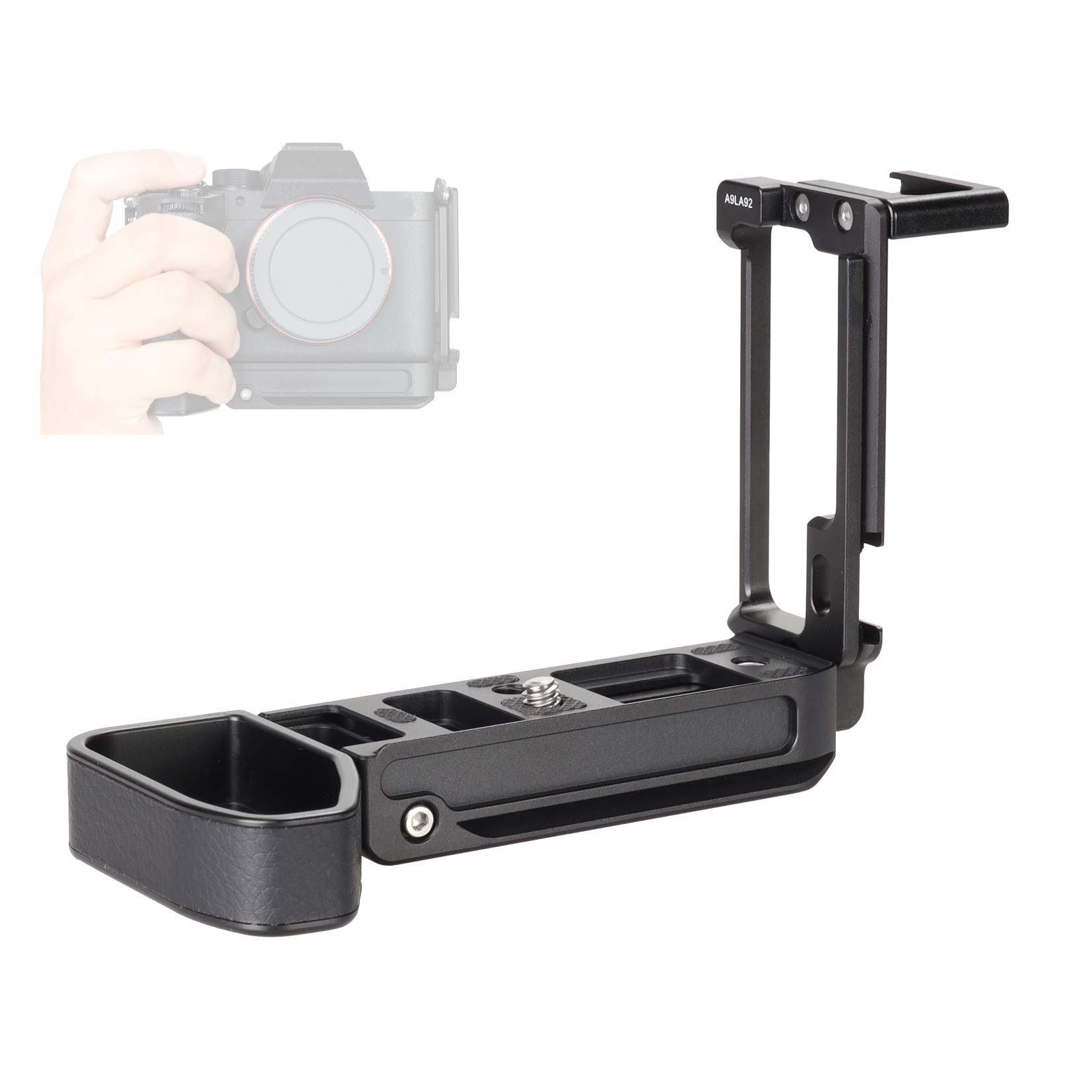 WEPOTO A7IV A7RIV A7RM4 A7M4 A7R4a A9II A9M2 A1 Camera Hand Grip Quick Release Plate L-bracket QR Plate For SOYN A7IV A7RIV A7RM4 A7M4 A7R4a A9II A9M2 A1 Camera — image 1