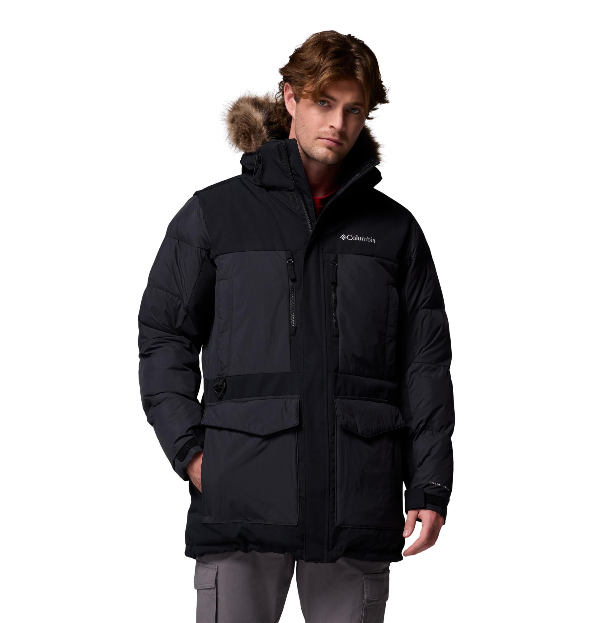 Photo 1 of Columbia Mens Marquam Peak Fusion II Parka, Black, Large