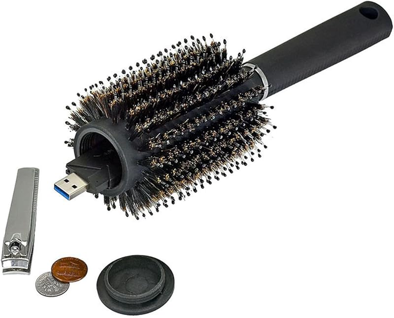 CONGGUAN Diversion Safe Hair Brush Hidden Storage Secret Money Key Hide Travel