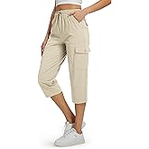 Libin Women's Capri Pants Cargo Capris Travel Hiking Casual Summer Cropped Pants Stretch Quick Dry Water Resistant