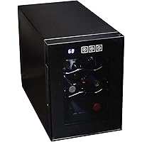 Urban Series 6 Bottle Wine Cooler, Thermoelectric Wine Fridge, 0.65 cu. ft. Freestanding Wine Cellar for Small Kitchen…