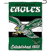 WinCraft Philadelphia Eagles Retro Vintage Throwback Double Sided Garden Flag