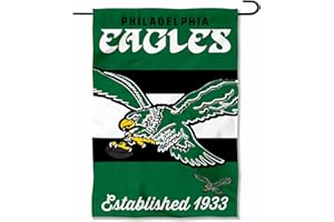 WinCraft Philadelphia Eagles Retro Vintage Throwback Double Sided Garden Flag