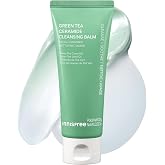 innisfree Green Tea Ceramide Cleansing Balm for Korean Double Cleanse | Melts Away Waterproof Makeup, Sunscreen, and Daily Impurities | Hydrates and Strengthens Moisture Barrier | Mess Free Tube