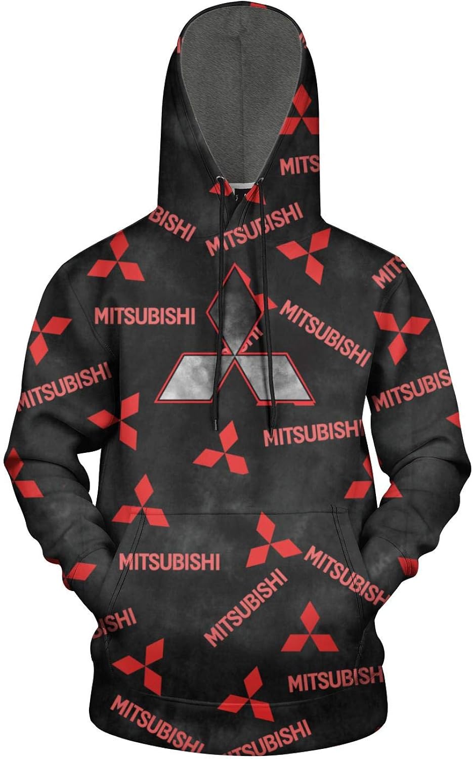 Amazon.com: Mens 3D Print Pullover Hoodies Mitsubishi-Distressed-Electric-Cars-Logo- Novelty 