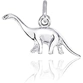 WithLoveSilver 925 Sterling Silver Tiny Dinosaur Brontosaurus Pendant