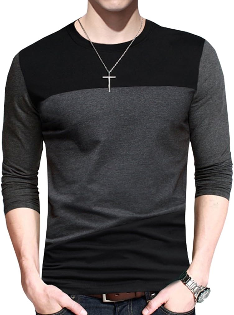 FRTCVMens Short Sleeve T-Shirt Casual Tops Tee Classic Fit Basic Shirts