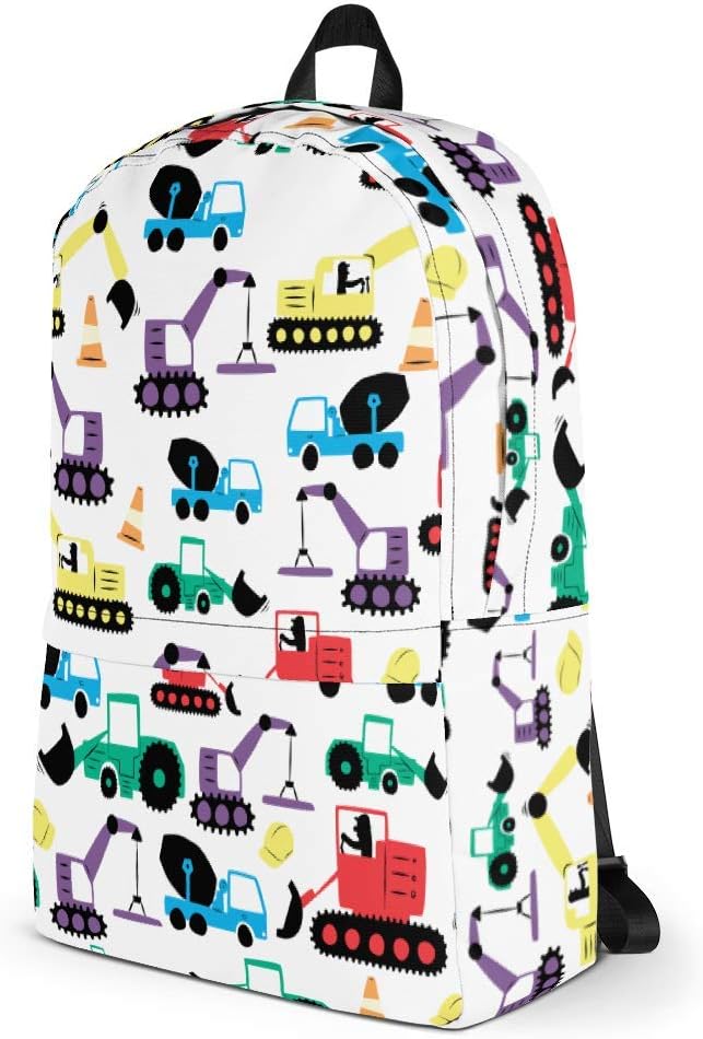 tiddlers & nippers Kids Backpack, Diggers & Lorries - Image 5