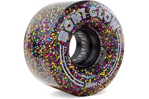 Bont Glow Light Up LED INDOOR Roller Skate Wheels – 58x32mm 101A | Pack of 4 | For Jam, Shuffle and Rhythm Skating (Metro City)