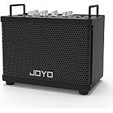 JOYO 15W Portable Guitar Amp Combo | 9 Preamp Models + Looper, Drum Machine, Modulation, Delay & Reverb | Rechargeable Battery | Digital Modeling | for Practice, Solo & Small Gigs (DC-15S)