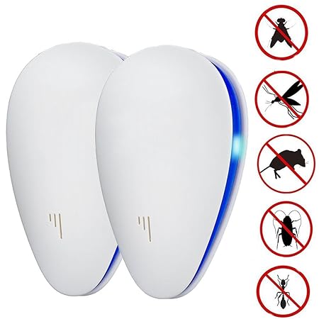 2 Pack Repelentes Ultrasónicos de Plagas, Spider Repelente Extreme ...