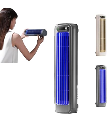 Brizaac Cooling Ace Portable Air Conditioner - USB Rechargeable Personal Fan, 3 Speeds, Quiet