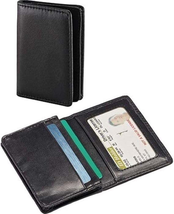 Amazon.com: Samsonite Genuine Leather Business Card Wallet (One Size