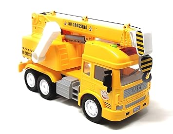 big yellow crane toy