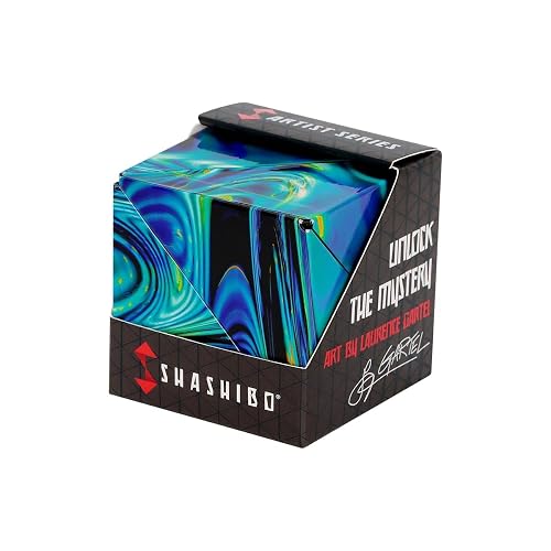 Shashibo Shape Shifting Box - Award-Winning Fidget Toy w/ 36 Rare Earth ...
