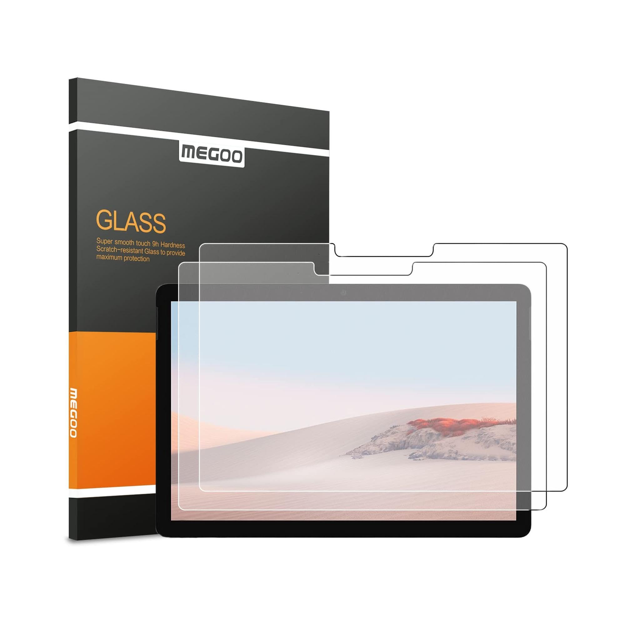 MEGOO [2 Pack Paper Experience Screen Protector For Surface Go 4/3/2/1 10.5 inch,Anti-Glare/Easy Installation/Multi-Compatible