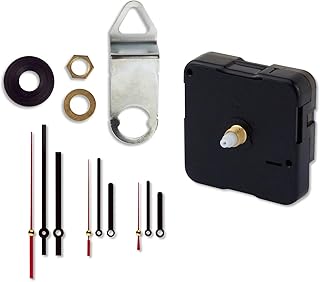 PREMIUM Quarz Uhrwerk mit 3x Zeigersatz Zeiger Uhr Wanduhr DEKO Bastler Ersatz