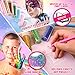 Extra Fine Glitter Set 32 Pack - Non-Toxic Ultra Fine Holographic, Metallic, Iridescent Color Shakers - for Slime Supplies, Art, Crafts, Body, Face, Nail, Hair - Bonus Chunky Glitter Sequin Flakes