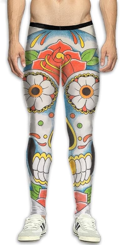 sugar skull running tights