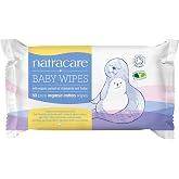 NATRACARE Wipe Organic Cotton Baby, 50 ct