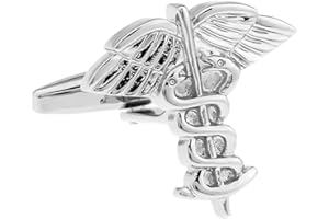 VCUFFLINKS Doctor Caduceus Asclepius MD Physician Surgeon Nurse RN Medical Medicine Pair Cufflinks