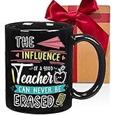 CATABUBU Teacher Appreciation Gifts for Best Teacher, Thank You Mug Gifts for Teachers' Day/Appreciation Week/Back to School/Retirement/End of Year, The Influence of A Good Teachers