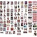 Street Fashion Brand Supreme Stickers 150 PCS,Vinyl Stickers for Motorcycle,Car,Snowboard,Bicycle,Helmet,Skateboard
