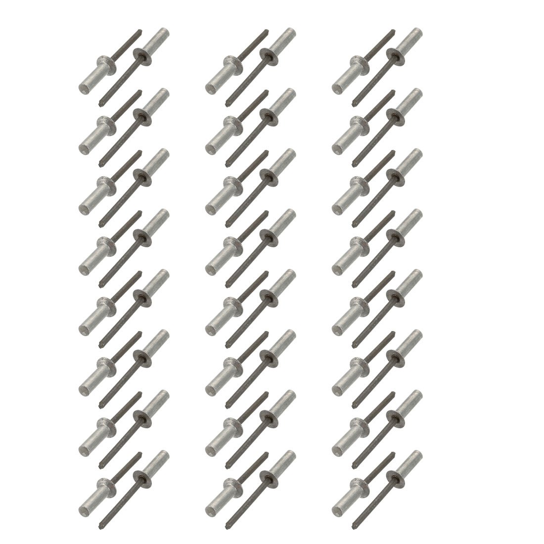 Sourcingmap 5mmx18mm Aluminum Countersunk Head Closed End Blind Rivets Fastener 50pcs